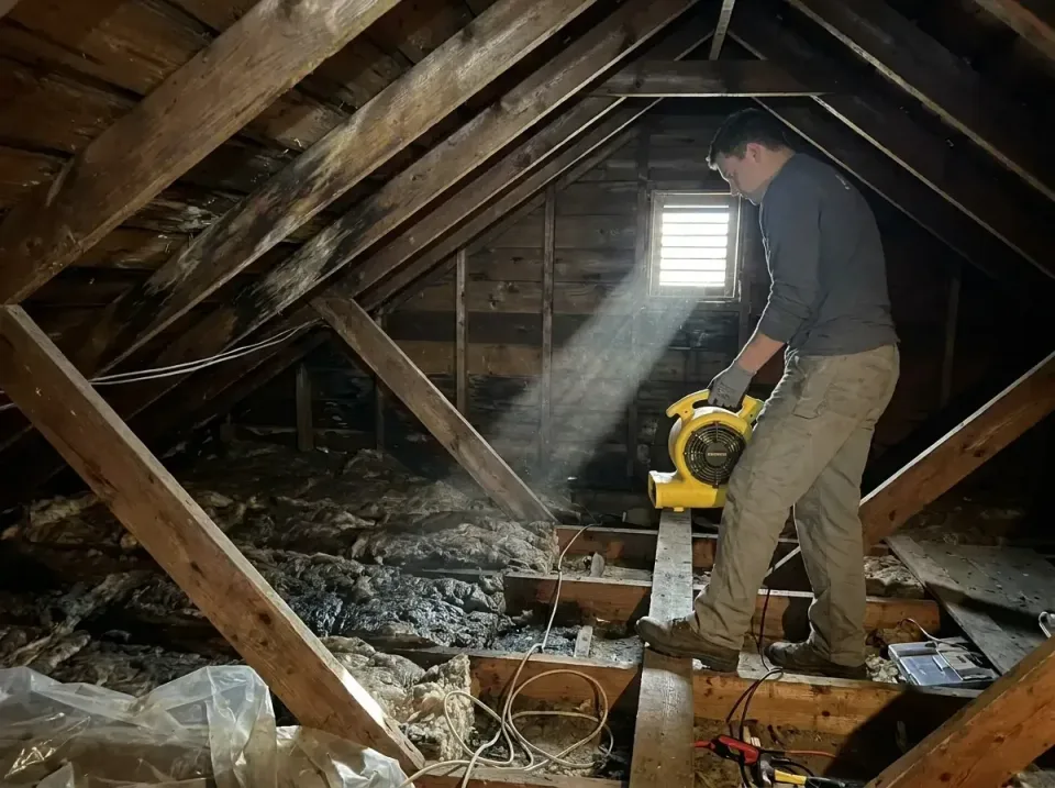 attic-water-damage-drying-proc-007 — frequently asked questions, Emergency Water Extraction & 24/7 Flood Response in Clarkst…